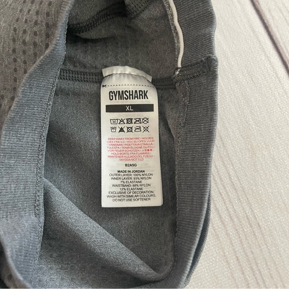 Gymshark Gray Athletic Shorts with Comfortable Waistband - Picture 4 of 8